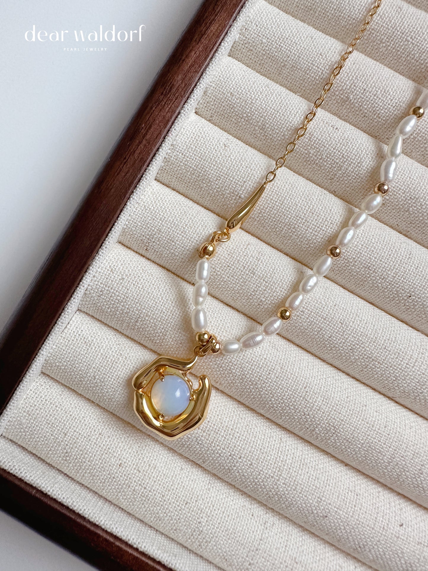 Opera Freshwater Pearl Necklace